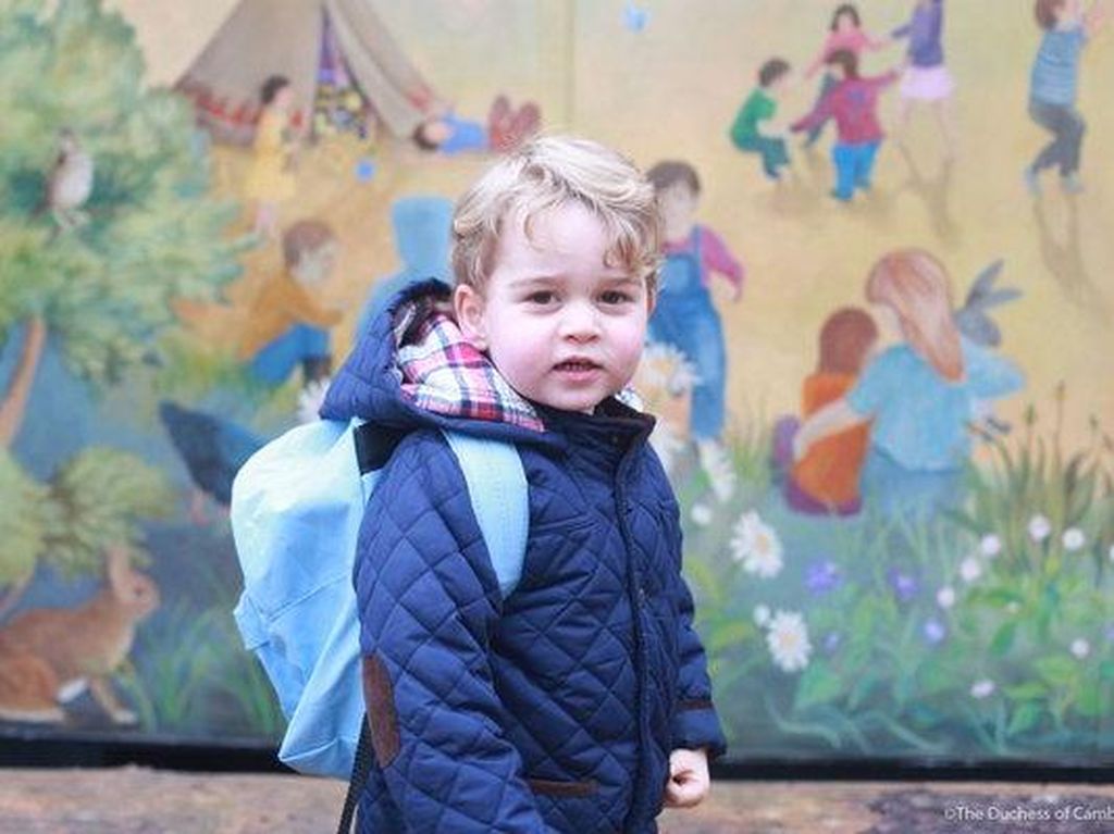 Pangeran William & George di Hari Pertama Sekolah, Siapa yang Lebih Cute?